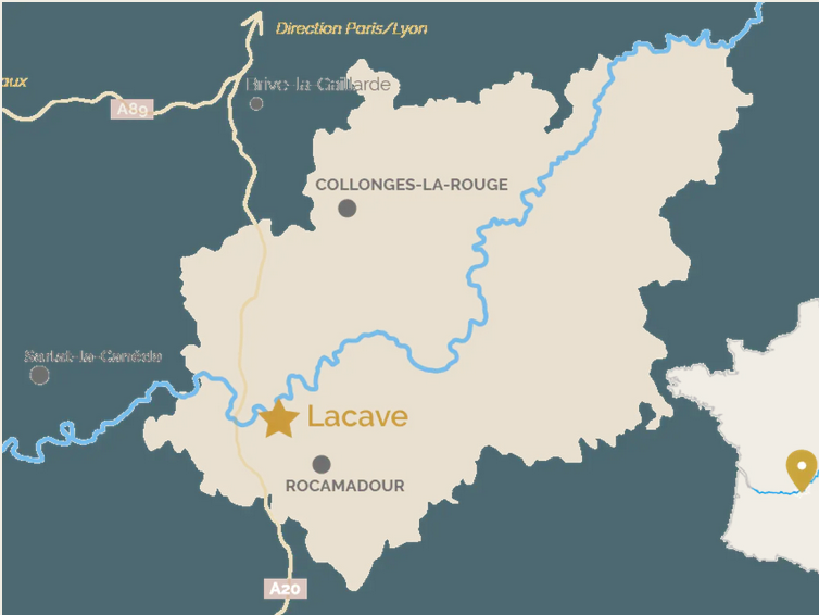 Carte de Lacave