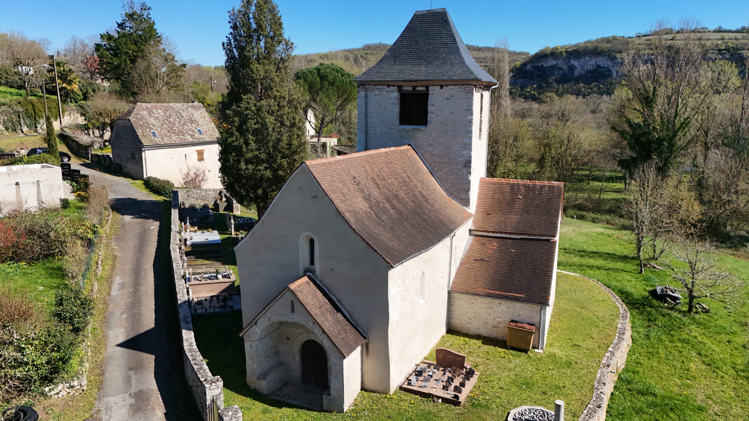 Église Saint Germain de Blanzaguet à Pinsac (Lot) 