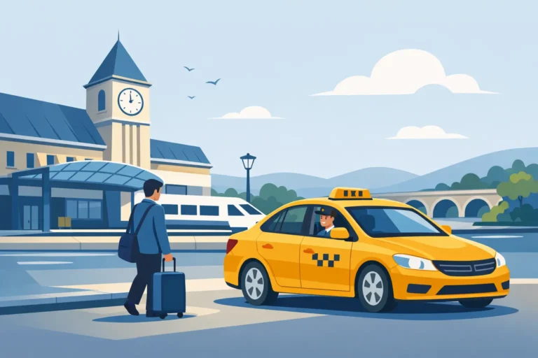 Taxi gare Souillac - trajet simple et fiable