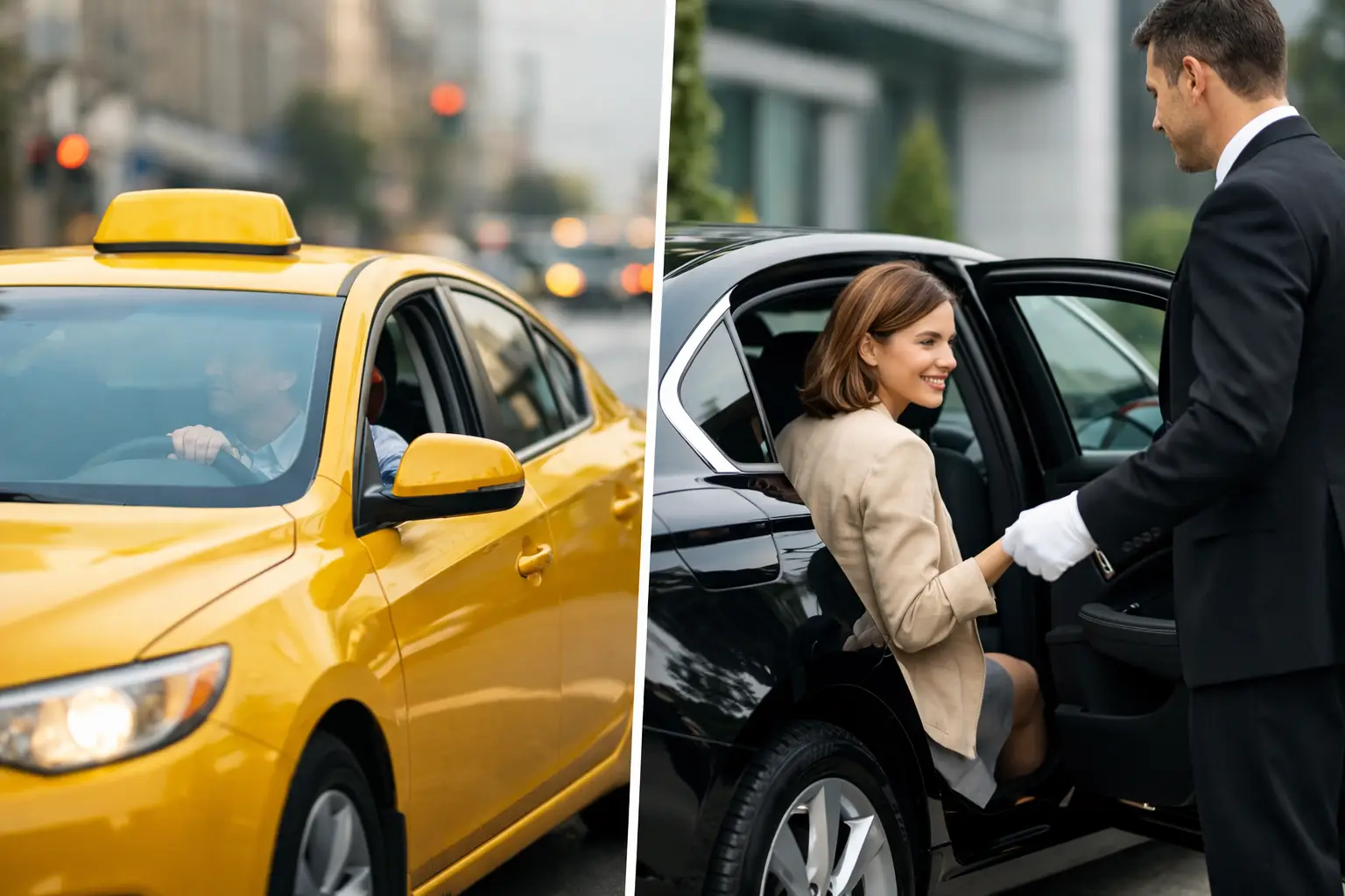 Taxi ou location avec chauffeur, que choisir ?
