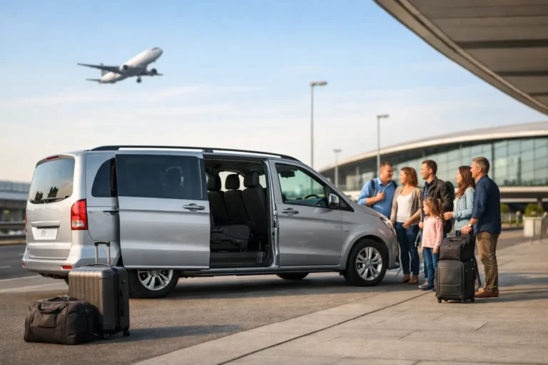 Taxi van 7 passagers pour voyager ensemble