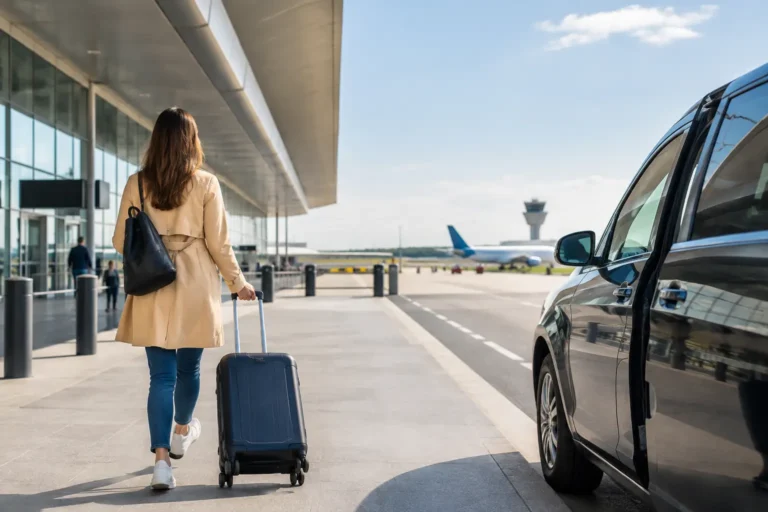 Transfert aéroport Bergerac, départ serein